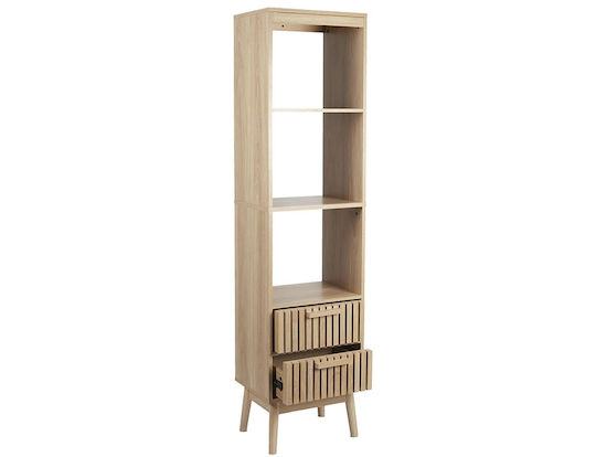 The Home Deco Factory Στήλη Μπάνιου Δαπέδου Μ40xΒ30xΥ160cm Καφέ