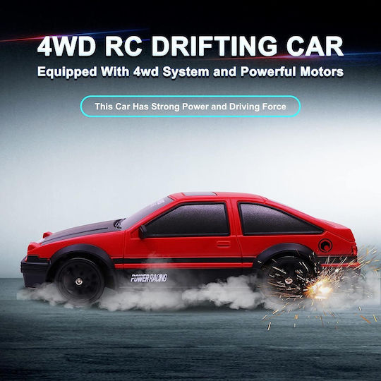 Remote Controlled Car Drift 4WD 2.4 Ghz Red