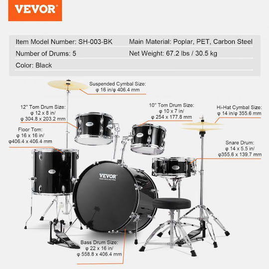 Vevor Drum Set