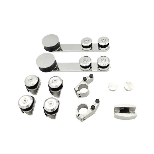Μηχανισμός Γυάλινης Συρόμενης Πόρτας Sliding Glass Door Mechanism 022044