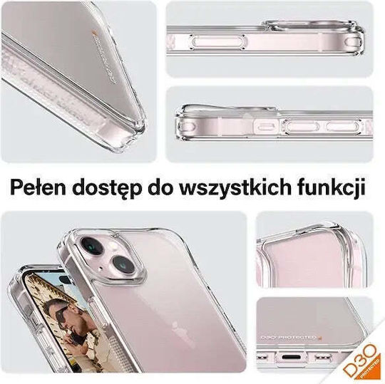 PanzerGlass Hard Umschlag Rückseite Kunststoff Transparent (iPhone 15) 1172