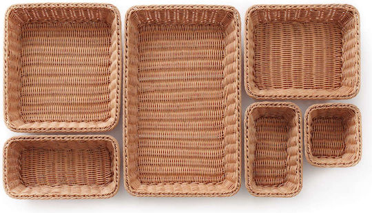 Hendi Coș de pâine Împletit Gri 32.5x17.6x6.5cm