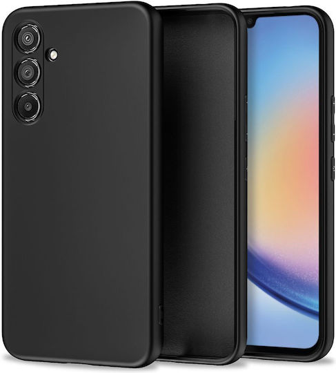 Liquid Задна корица Силикон Черен (Galaxy A34)