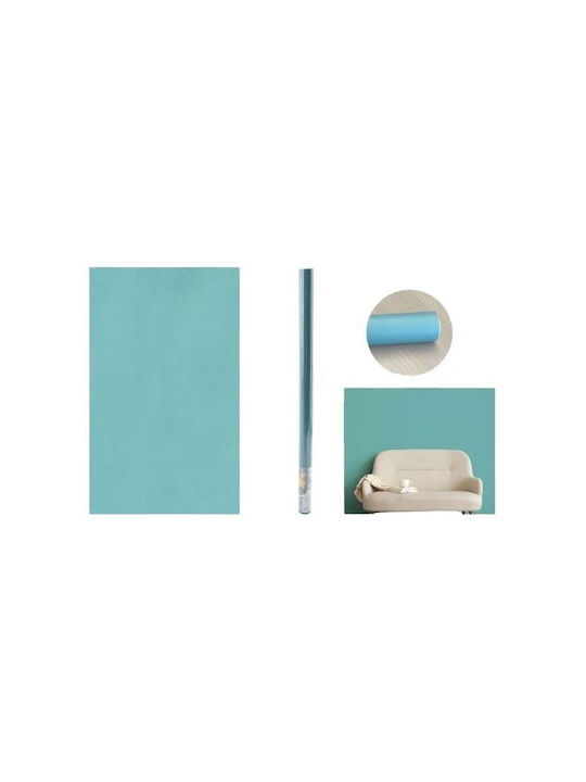 Self-adhesive Wall Mural Turquoise L200xW60cm