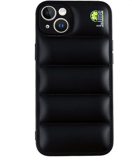 Lime Umschlag Rückseite Silikon mit Band Grün (iPhone 15)