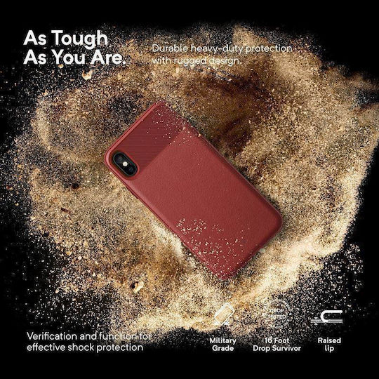 Caseology Vault Back Cover Plastic Red (iPhone XS Max)