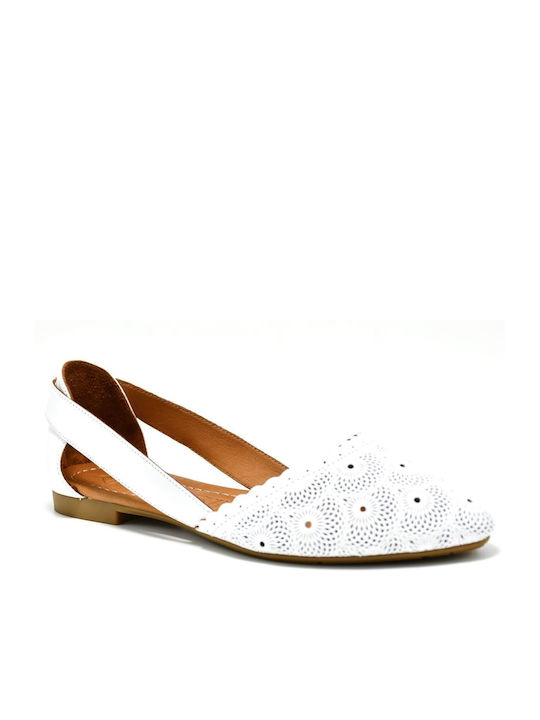 Sherlok Soon Ballerinas White