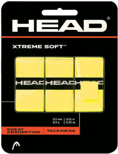 Head Xtreme Soft -YW Overgrip Yellow 3pcs