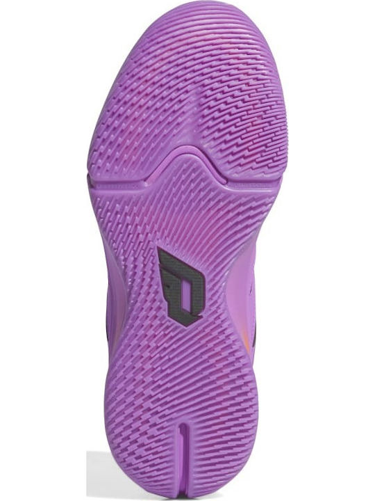 Dame 9 cu talpă joasă Pantofi de baschet Purple Burst / Core Black / Solar Red