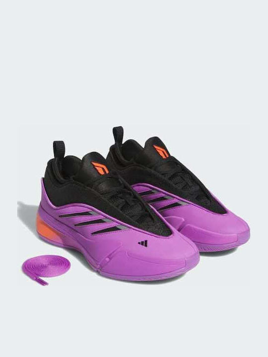 Dame 9 cu talpă joasă Pantofi de baschet Purple Burst / Core Black / Solar Red