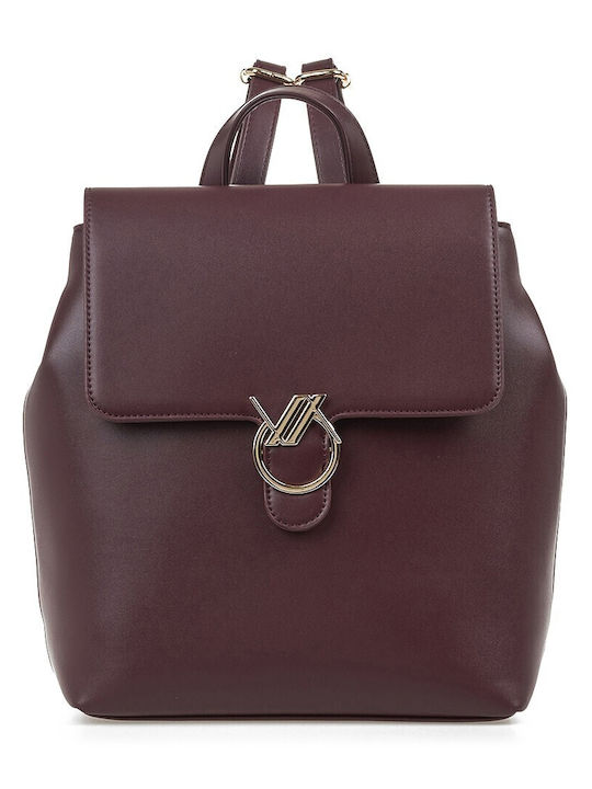 Verde Women's Bag Backpack Burgundy