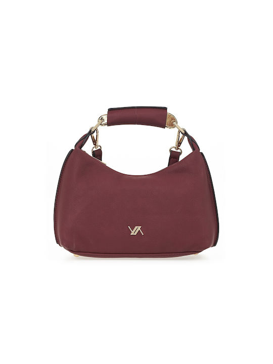 Verde Women's Bag Shoulder Burgundy