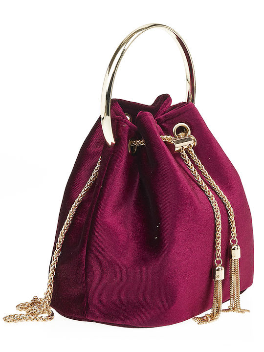 Verde Women's Bag Shoulder Burgundy