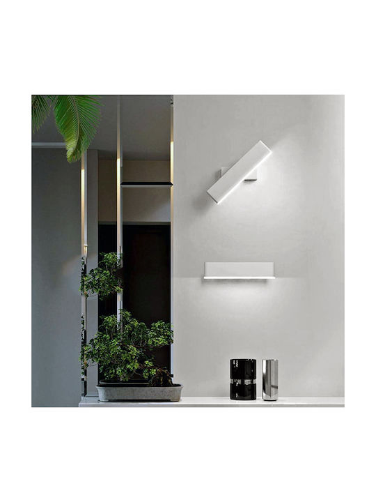 Powertech Leuchte Wand mit Integrierter LED und Neutralweißes Licht 31x6.7x6.8cm