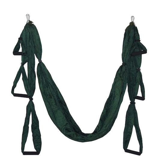 Kepeak Panza Aerial Yoga 2.43x1.49m. cu mânere Verde