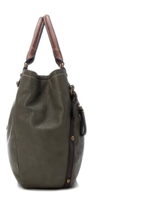 Refresh Damen Tasche Schulter Khaki