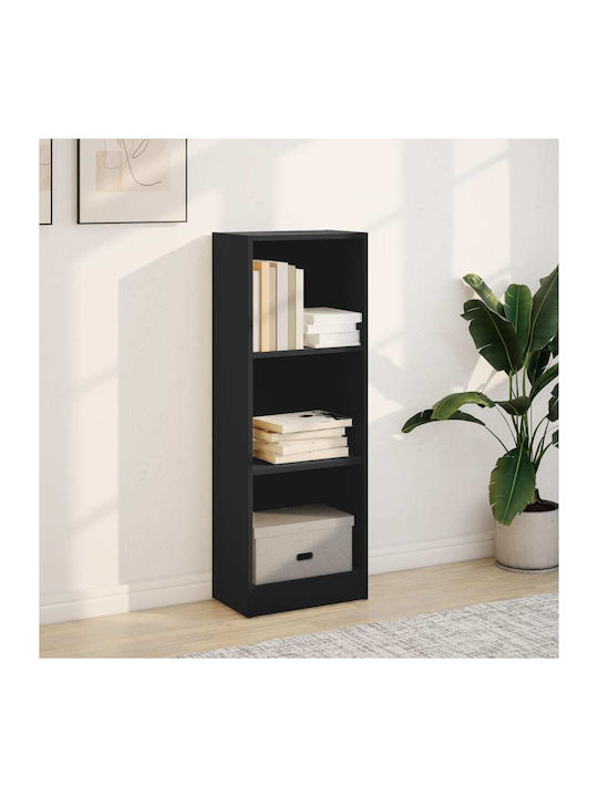 Bibliotecă Negru 40x24x109cm