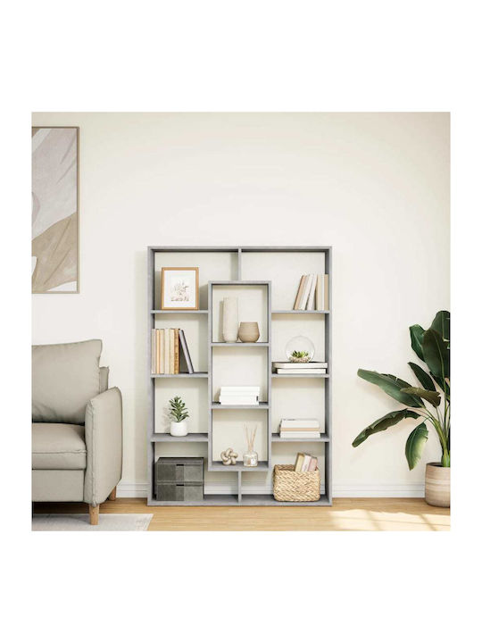 Bibliotecă Gri Beton 102x29x143 cm