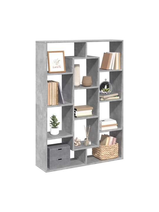 Bibliotecă Gri Beton 102x29x143 cm