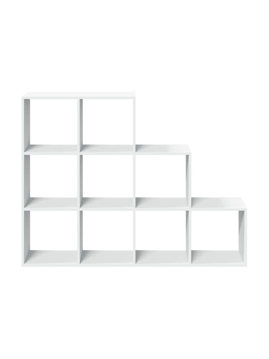 Bibliotecă Albă 137.5x29x103.5 cm