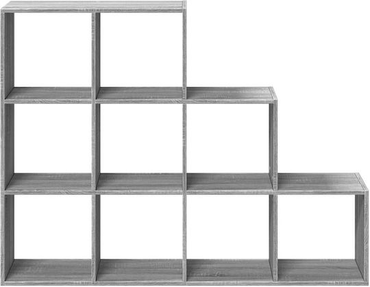 Βιβλιοθήκη Γκρι 70x24x193εκ.
