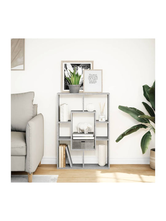 Bookcase Grey Sonoma 63x20x90cm