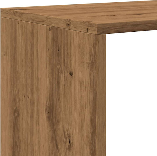 Bibliotecă Maro Artisan Stejar 131.5x29x131.5 cm