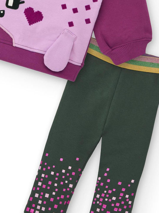 Tuc Tuc Copilăresc Set de pantaloni de trening Mauve 11379489