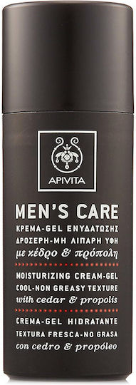 Apivita Men's Care Gel de Față 24h pentru Bărbați pentru Hidratare și Controlul Sebumului cu Aloe Vera 50ml