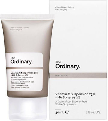 The Ordinary Vitamin C Suspension 23% + HA Spheres 2% Restoring 24h Day/Night Cream Suitable for All Skin Types with Vitamin C 30ml