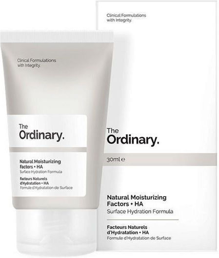 The Ordinary Natural Moisturizing Factors & HA Cremă de Față 24 Ore pentru Hidratare și Reconstrucție cu Acid Hialuronic și Ceramide 30ml