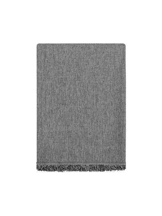 Beauty Home Throws Set 3 pcs 8622 Dark Grey