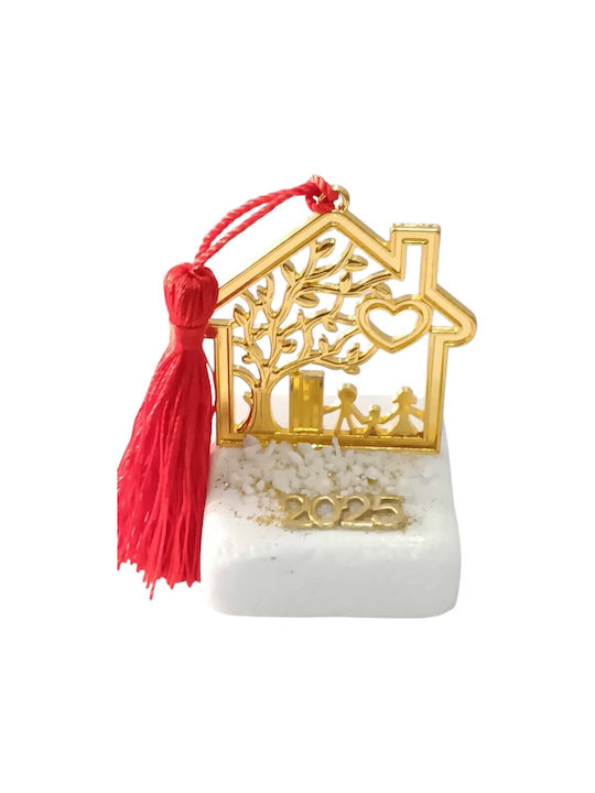 Lucky Charm 2025 Pebble Gold House Tree Family Gbb1023