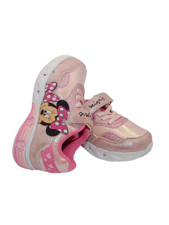 Disney Kids Sneakers with Lights Pink