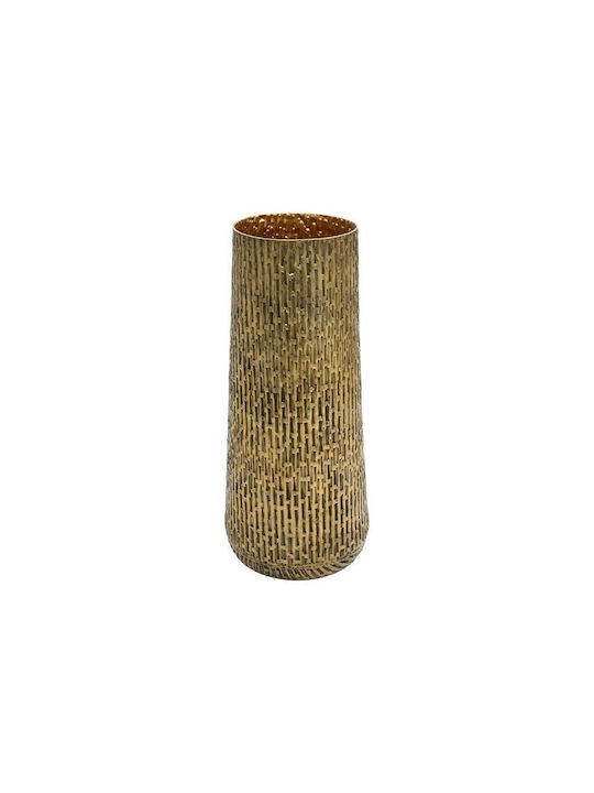 Fylliana Decorative Vase Fl1620 Gold 16x34cm