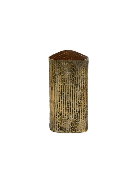 Fylliana Decorative Vase Fl1260 Gold 12x12x25cm