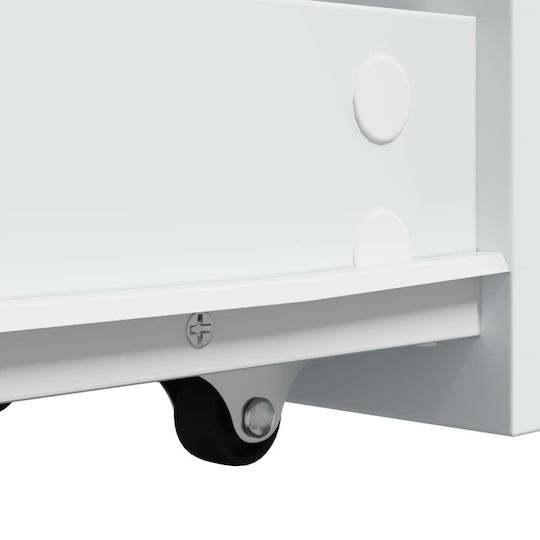 vidaXL Bathroom Cabinet L22xW44xH61.5cm White