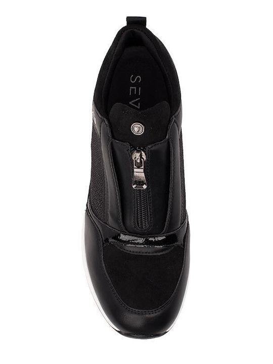 Damen Sneakers Black Glitter