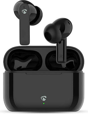 Nedis HPBT2425BK In-ear Bluetooth Handsfree Căști cu Carcasă de Încărcare Negrα