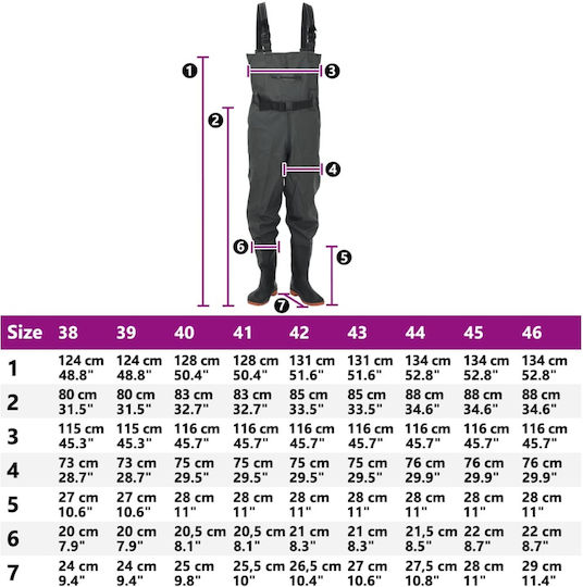 vidaXL Behr Gummistiefel Für Angelbekleidung & Zubehör