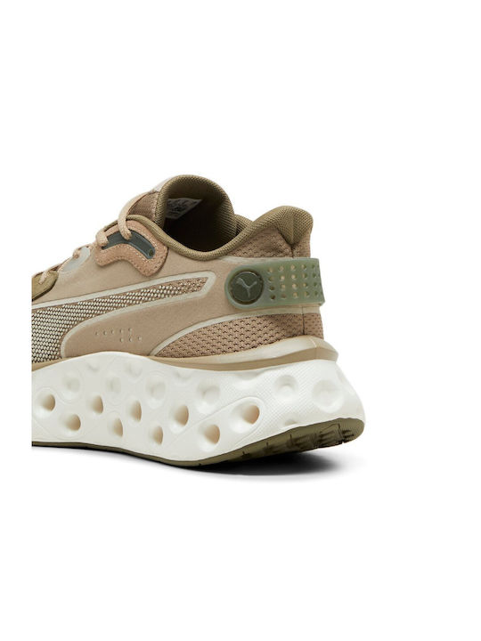 Softride Frequence Sport Shoes Running Olive Beige