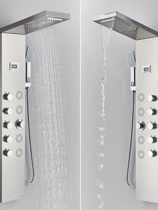 Hydro Massage Column Silver