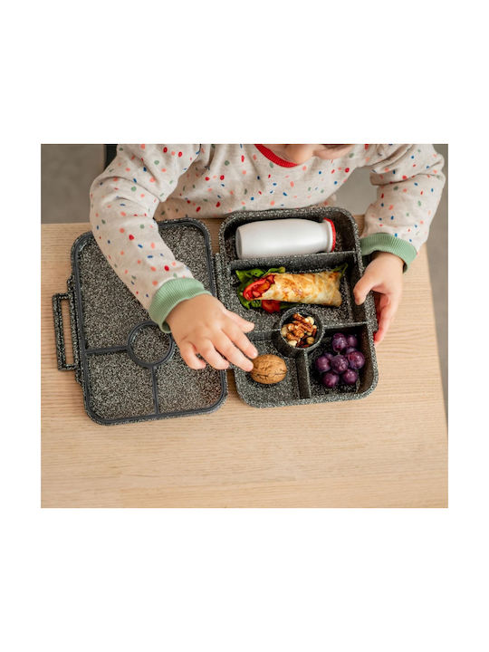 Lekkabox Plastic Lunch Box Black BG-73-0023