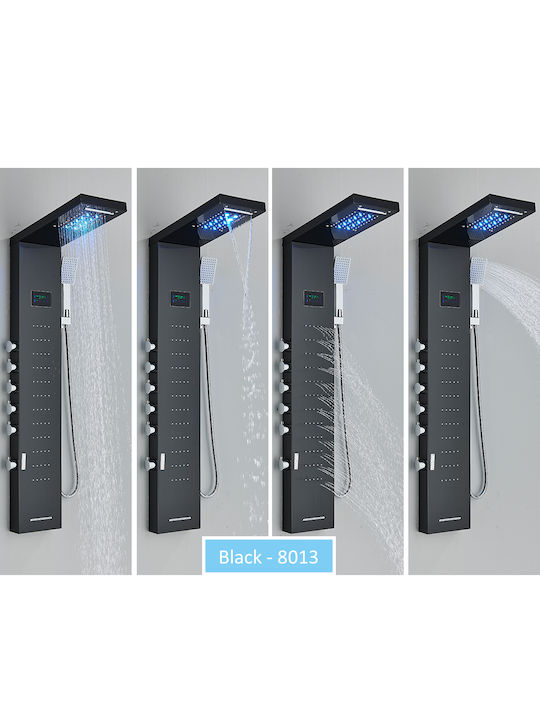 Hydro Massage Column Black
