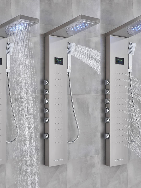 Hydro Massage Column Silver