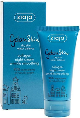 Ziaja Gdan Skin fără culoare Hidratantă & Anti-îmbătrânire Cremă Pentru Față cu Colagen 50ml