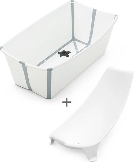 Stokke Μπανιέρα Μωρού Flexi Bath με Θερμόμετρο Λευκή