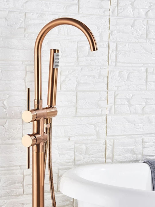 Mischung Bade- / Duscharmatur Badewanne Komplettes Set Rose Gold