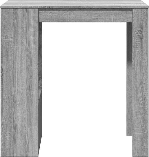 Sonoma Бар Маса Дървена Сива Sonoma 102x50x103.5см
