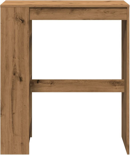 Table Bar Wooden Oak 90x40x103.5cm